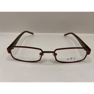 OGI Eyeglasses 3051 Designer Demo Lens Brown 50-18-135